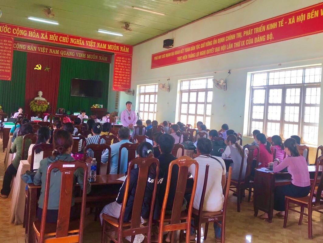 Điểm giao dịch xã - Bước tiến hoạt động tín dụng chính sách